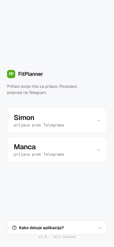 Prijavni zaslon